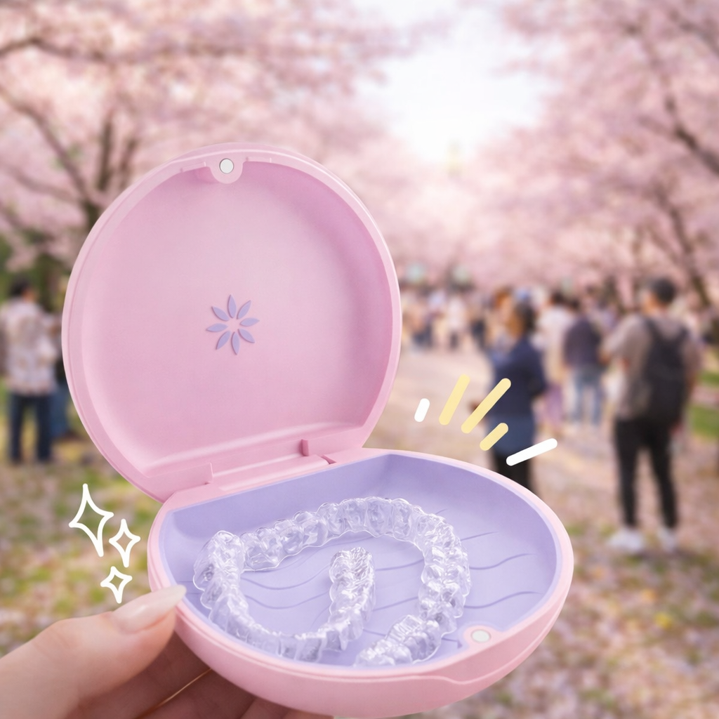 お花見シーズンも綺麗な歯並びをキープ☆★